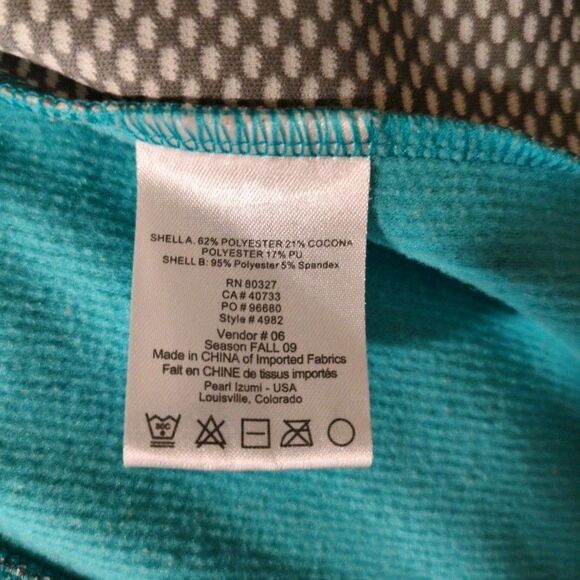 Pearl Izumi Elite Softshell Cycling Jacket Blue Green Teal Women's Small - Picture 7 of 16